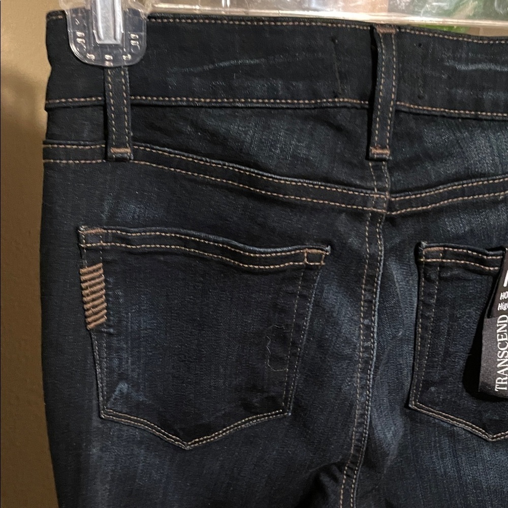 PAIGE Huxton straight High rise dark denim - Picture 7 of 10